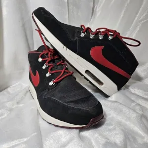 Nike Wardour Max 1 Textile Black/Gym Red-White-Dark Team Red 536901-061 Sz 11.5