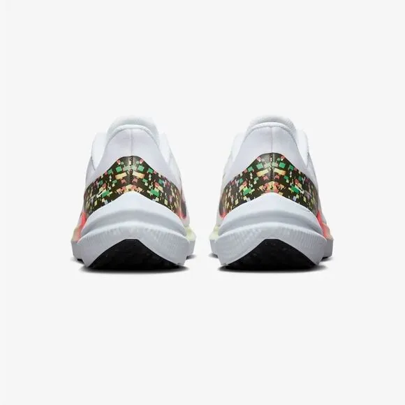 Nike Winflo 9 Road Running Shoes- White/Hot Punch/Football Grey