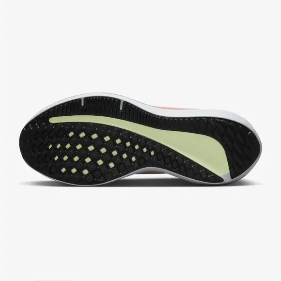 Nike Winflo 9 Road Running Shoes- White/Hot Punch/Football Grey