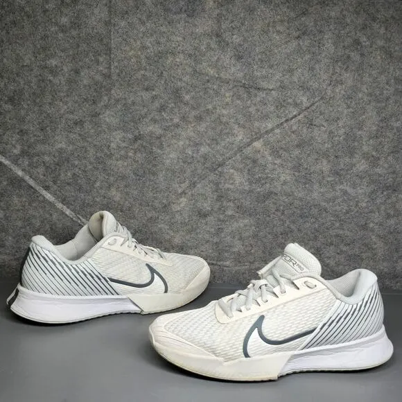 Nike Women's 9.5 Court Air Zoom Vapor‎ Pro 2 Tennis Shoes White DR6192-002