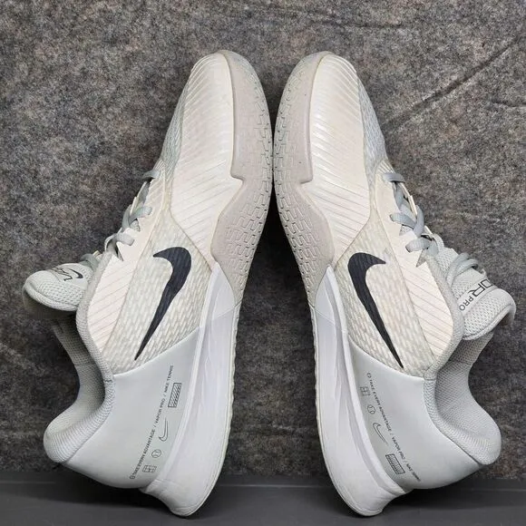 Nike Women's 9.5 Court Air Zoom Vapor‎ Pro 2 Tennis Shoes White DR6192-002