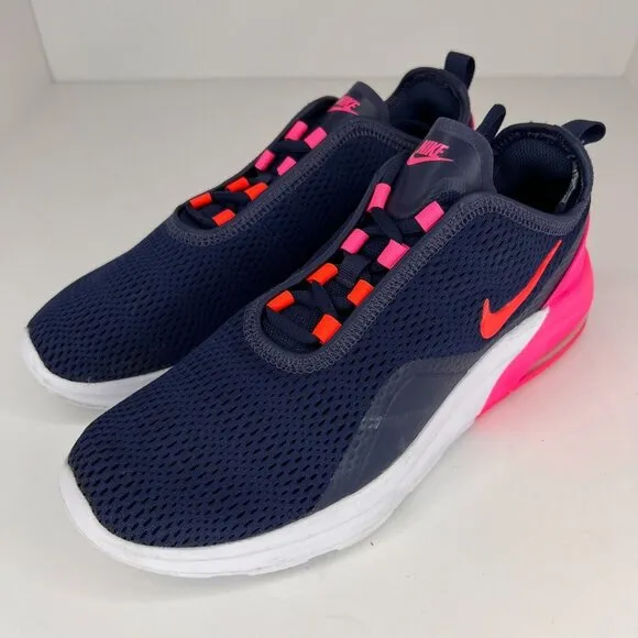 Nike Womens CZ7996-400 Navy Pink Blast Air Max Motion 2 Size 9 Running Shoes