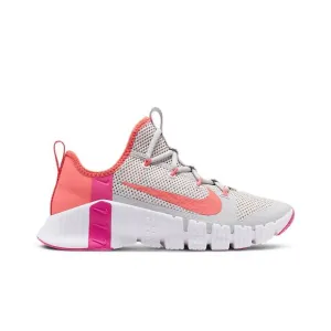 Nike Women's Metcon 3 Vast Grey Fire Pink Training Shoes Sz 8.5