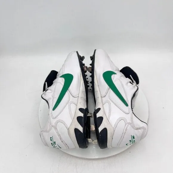 Nike Zoom Air Shark 2 Men Size 13.5 115058-131 White Green Cleats Baseball Shoe