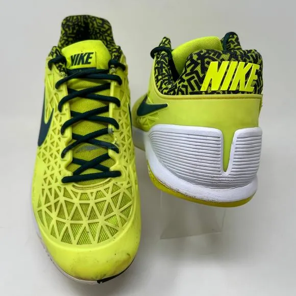 Nike Zoom Cage 2 Athletic Shoes Mens Sz 11 1/2 Yellow L.10.2 Sporty Tennis