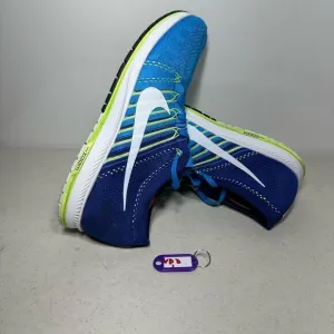 Nike Zoom Flyknit Streak Road Racing $160 Shoes 835994 414 Blue Glow Size 12