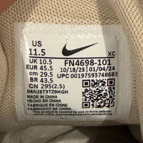 Nike Zoom J'Aime Paris PGP Challenge 1 PRM Tennis Shoes FN4698-101 Men Size 11.5