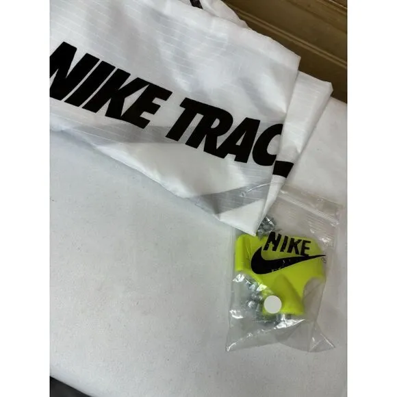 Nike Zoom Pole Vault Elite Track Shoes With Spikes‎ &amp; Bag Size 12 AA1204 004 NEW
