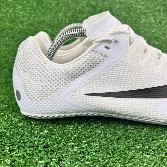 Nike Zoom Rival Sprint Track Shoes Men's 10 White Black Cleat Spikes DC8753-100
