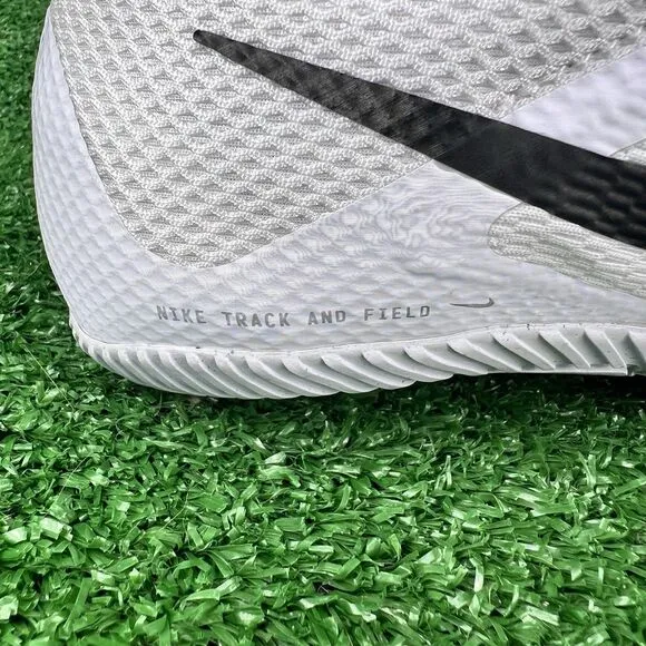 Nike Zoom Rival Sprint Track Shoes Men's 10 White Black Cleat Spikes DC8753-100