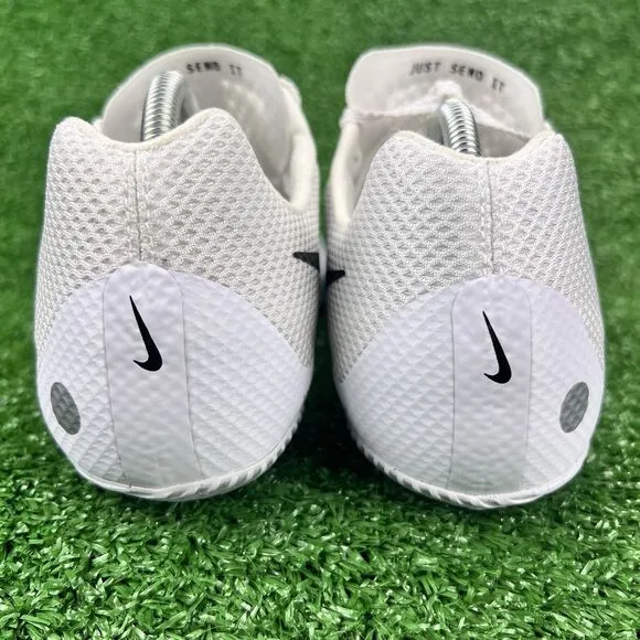 Nike Zoom Rival Sprint Track Shoes Men's 10 White Black Cleat Spikes DC8753-100