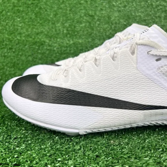 Nike Zoom Rival Sprint Track Shoes Men's 10 White Black Cleat Spikes DC8753-100