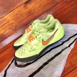 Nike Zoom‎ Rotational 6 Green/Volt Throw Shoes w/ Bag Size 9.5 685131-700