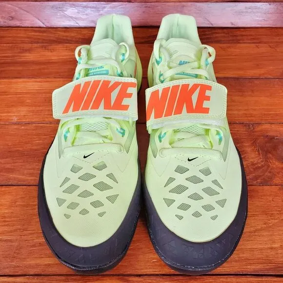 Nike Zoom‎ Rotational 6 Green/Volt Throw Shoes w/ Bag Size 9.5 685131-700