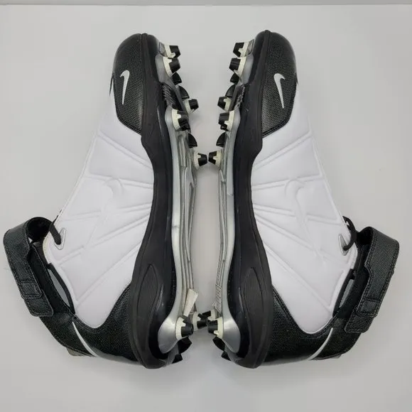 Nike Zoom Superbad Men's Football Cleats White and Black 318778-101 US Size 14