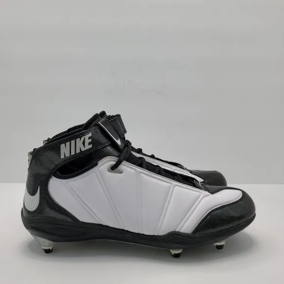 Nike Zoom Superbad Men's Football Cleats White and Black 318778-101 US Size 14