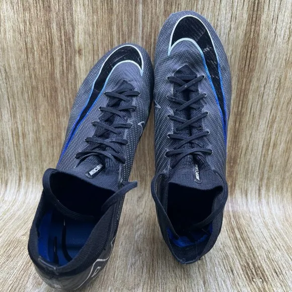 Nike Zoom Superfly 9 Elite SG Pro Men's Size 10.5 Black Cleats Shoes DJ5166-040
