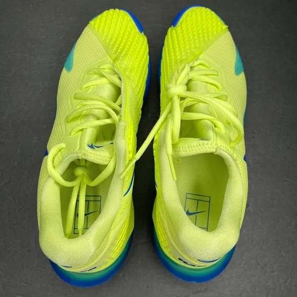 Nike Zoom Vapor Cage 4 Rafa Size 9.5 Light Lemon Twist Tennis Shoes DD1579-700