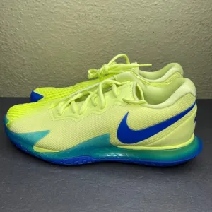 Nike Zoom Vapor Cage 4 Rafa Size 9.5 Light Lemon Twist Tennis Shoes DD1579-700