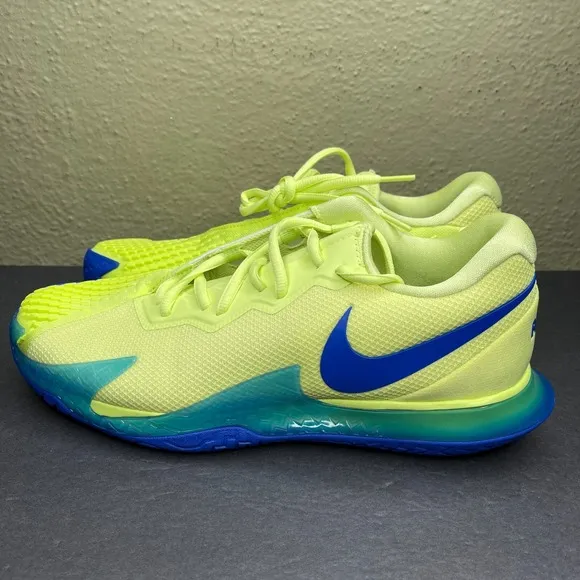 Nike Zoom Vapor Cage 4 Rafa Size 9.5 Light Lemon Twist Tennis Shoes DD1579-700