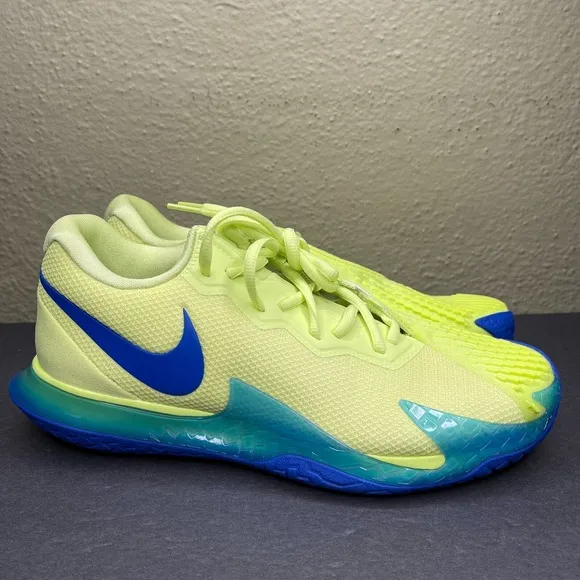 Nike Zoom Vapor Cage 4 Rafa Size 9.5 Light Lemon Twist Tennis Shoes DD1579-700