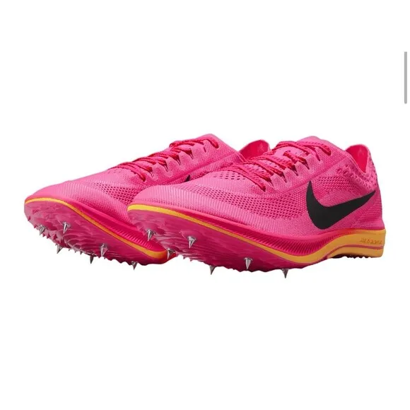 Nike ZoomX Dragonfly Hyper Pink Orange Track Shoes CV0400-600 Men Sizes NEW