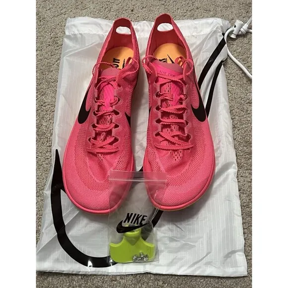 Nike ZoomX Dragonfly Hyper Pink Orange Track Shoes CV0400-600 Men Sizes NEW