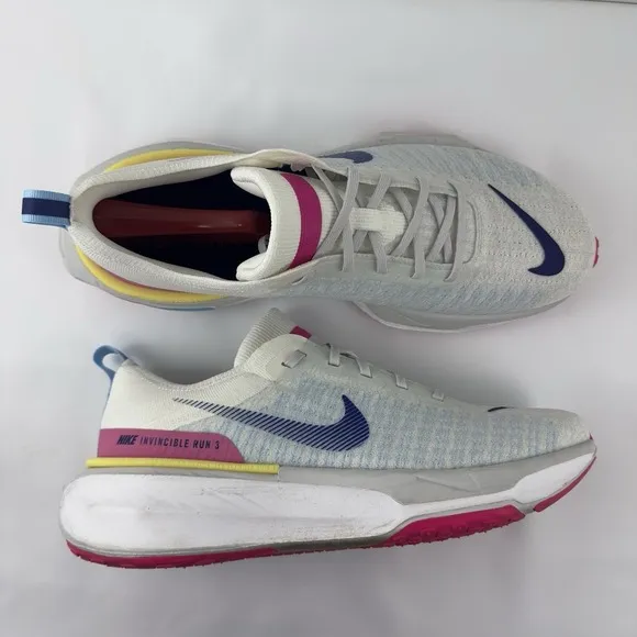 Nike ZoomX Vaporfly NEXT% 3 Men's Size 12.5 | White/Blue/Pink | DR2615-105