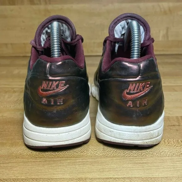 Nike Air Max 1 Ultra Jacquard Womens Training Shoes Mahogany Size 7.5 861656-900