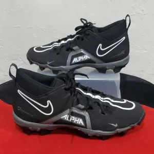 Nike Alpha Menace 3 Shark Football Cleats in Black Size 11