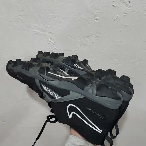 Nike Alpha Menace 3 Shark Football Cleats in Black Size 11