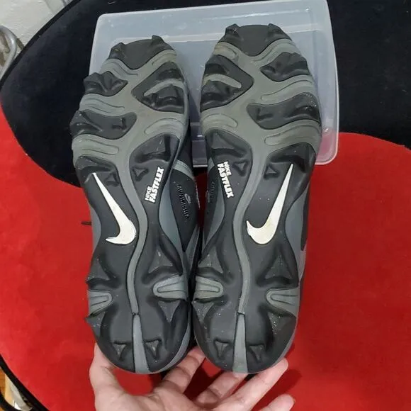 Nike Alpha Menace 3 Shark Football Cleats in Black Size 11