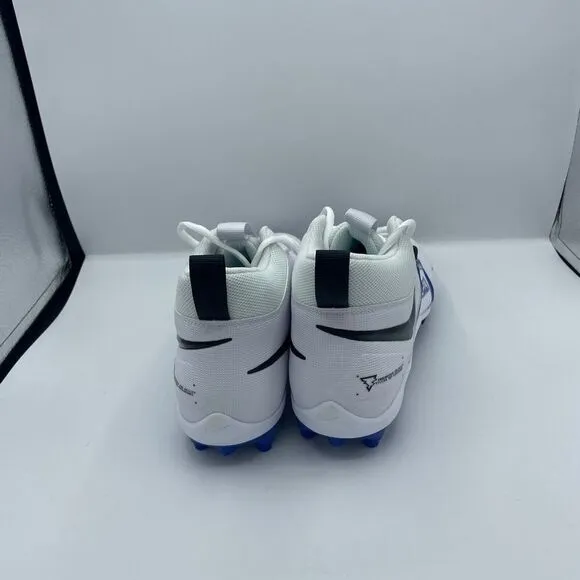 Nike Alpha Varsity Pro 3 White Game Royal CV0586-101 Men's Size 10.5 Cleats
