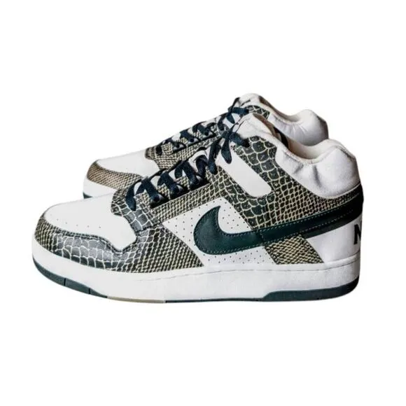 NIKE Delta Force 3/4 Deluxe 'White/Outdoor Green-Khaki' Basketball Shoes Size 12