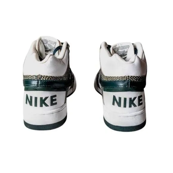 NIKE Delta Force 3/4 Deluxe 'White/Outdoor Green-Khaki' Basketball Shoes Size 12