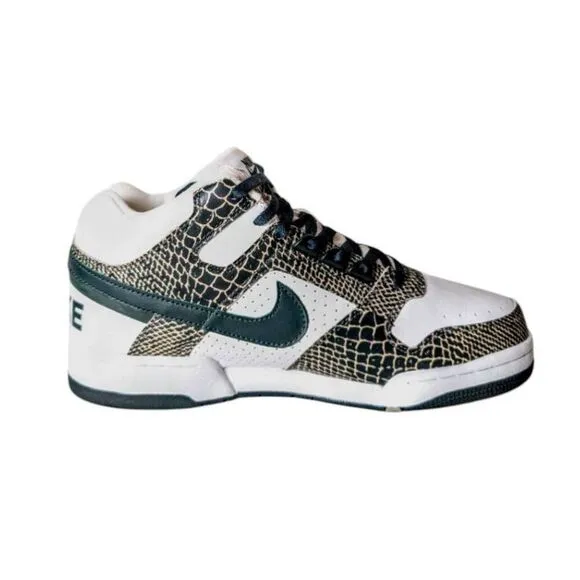 NIKE Delta Force 3/4 Deluxe 'White/Outdoor Green-Khaki' Basketball Shoes Size 12