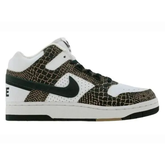 NIKE Delta Force 3/4 Deluxe 'White/Outdoor Green-Khaki' Basketball Shoes Size 12
