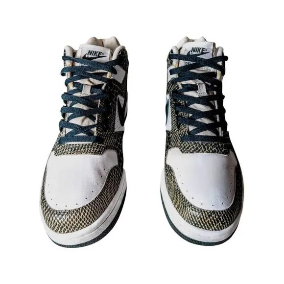 NIKE Delta Force 3/4 Deluxe 'White/Outdoor Green-Khaki' Basketball Shoes Size 12