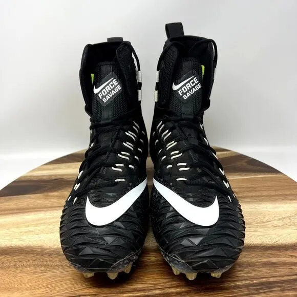 Nike Force Savage Elite TD Football Cleats Shoes Men's 11.5 Black (857063-011)