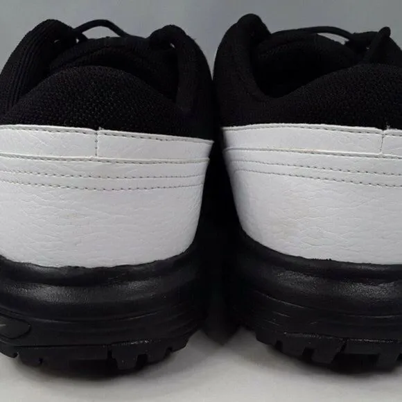 Nike  Leather‎ White Black Men Golf Shoes Size 7