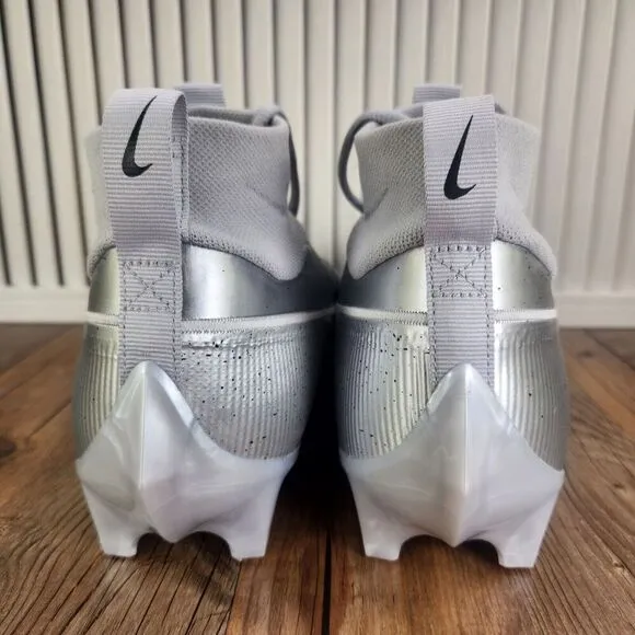 Nike Vapor Edge 360 Pro 2 Metallic Grey Football Cleats HF3454-003 Mens Size 13