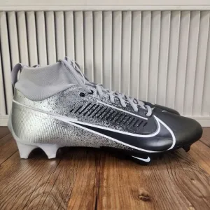 Nike Vapor Edge 360 Pro 2 Metallic Grey Football Cleats HF3454-003 Mens Size 13