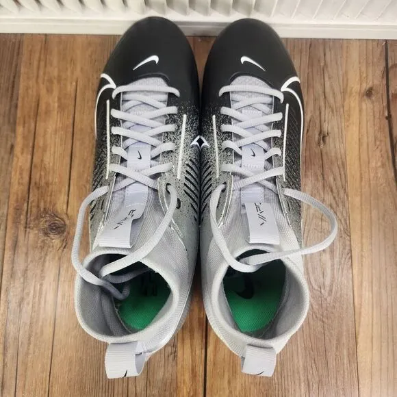 Nike Vapor Edge 360 Pro 2 Metallic Grey Football Cleats HF3454-003 Mens Size 13