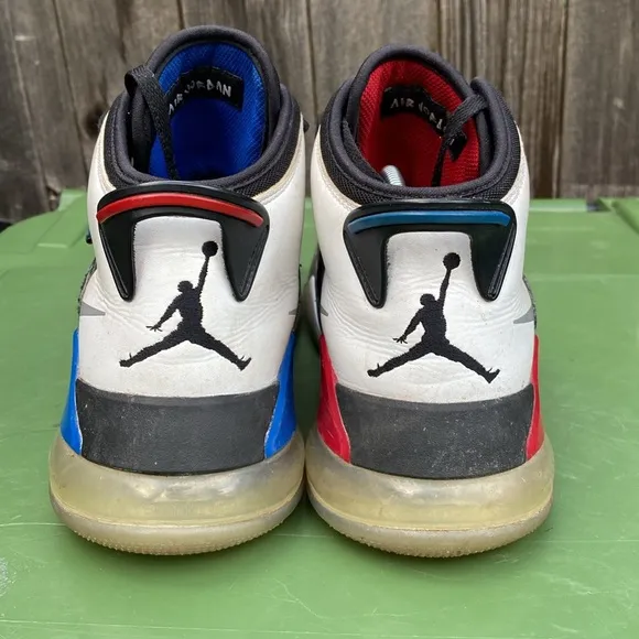 Nine Air Jordan Mars 270 Top 3 Sneakers Men’s Size 12 CD7070-001 Red Blue Black