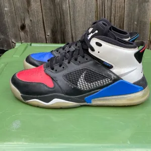 Nine Air Jordan Mars 270 Top 3 Sneakers Men’s Size 12 CD7070-001 Red Blue Black