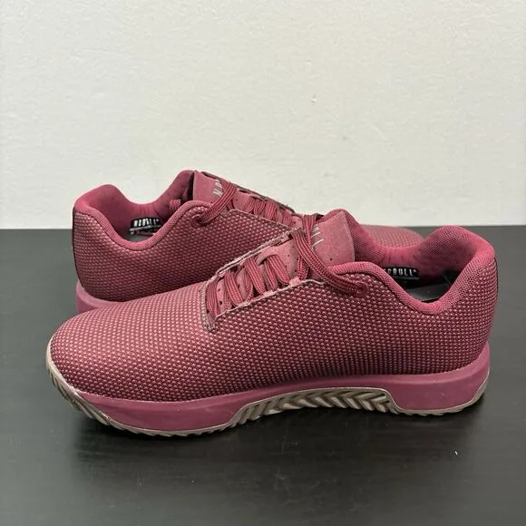 No Bull Superfabric Impact Training Shoes Cabernet Gum Maroon Mens 8 Womens 9.5