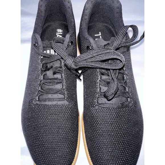 No Bull Superfabric Shoes Men Size 9 Black Gum Sole Trainers Sneakers CrossFit