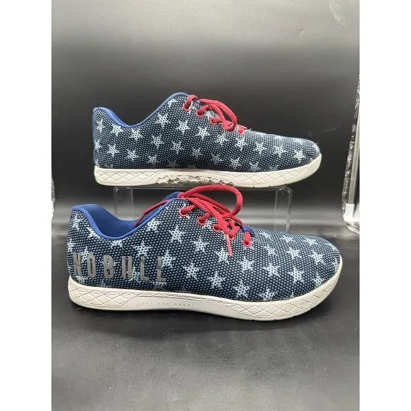 NOBULL America USA Flag Star Printed Shoes Sneakers Mens Size 12 Crossfit Gym