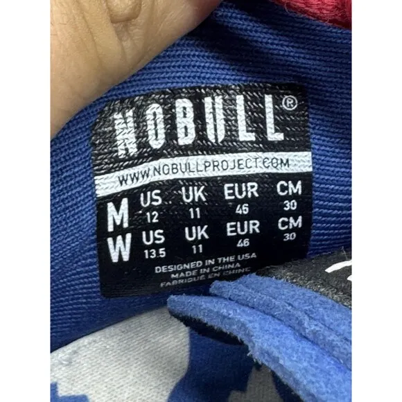 NOBULL America USA Flag Star Printed Shoes Sneakers Mens Size 12 Crossfit Gym