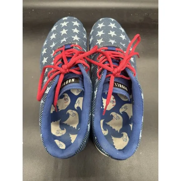 NOBULL America USA Flag Star Printed Shoes Sneakers Mens Size 12 Crossfit Gym